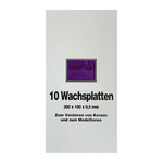Wachsplatten Lila, Zengerle, 200 x 100 x 0,5 mm, 10 St.