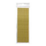 Wachsstreifen rund, Glanzgold, Zengerle, 1 x 220 mm, 40 St.