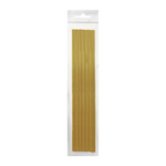 Wachsstreifen rund, Glanzgold, Zengerle, 2 x 250 mm, 20 St.
