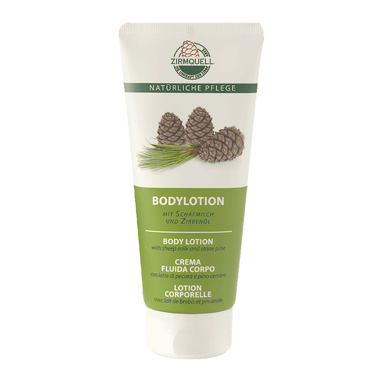 Ovis Zirmquell Bodylotion Zirbe, mit Bio-Schafmilch & Zirbenöl, 200 ml