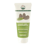 Zirmquell Dusch- & Haarshampoo mit Bio-Schafmilch & Zirbenöl, Ovis Schafmilchseife, 100% natürlich, 200 ml