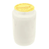 MONULUX-Glasöllicht, 100% reines Pflanzenöl, Weiß, Brenndauer ca. 60 Stunden, 95/55 mm, Karton mit 20 Stück - luterne.shop