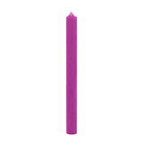 25 Stabkerzen Aubergine, 180/22 mm, KERZENFARM HAHN, durchgefärbt, Brenndauer 8h