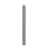 25 Stabkerzen Grau, 250/22 mm, KERZENFARM HAHN, durchgefärbt, Brenndauer 12h