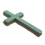 Steckschaum-Kreuz, OASIS® BIOLIT®, ca. 53x33x6 cm, Lieferumfang 2 Stück, Grabschmuck, Grabdekoration - luterne.shop