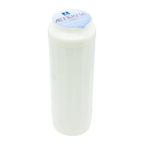 AETERNA-Öllicht, 100% reines Pflanzenöl, Weiß, Nr. 9, Brenndauer 9 Tage, 190/65 mm, Karton mit 20 Stück - luterne.shop