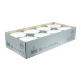 Maxilichter, weiß, WENZEL, 30/56 mm, mit Aluminiumhülle, Brenndauer ca. 10 Std., 16 Stück - luterne.shop