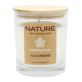 NATURE INSPIRATION, Duftkerze im Glas, Wild Orchid, 100% NATURAL WAX, 85/70 mm, Brenndauer ca. 25h - luterne.shop