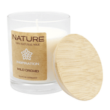 NATURE INSPIRATION, Duftkerze im Glas, Wild Orchid, 100% NATURAL WAX, 85/70 mm, Brenndauer ca. 25h - luterne.shop