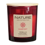 NATURE Duftkerze im Glas Vanilla Caramel, 85/70 mm, WENZEL, Brenndauer 25h