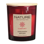 NATURE Duftkerze im Glas Cinnamon Spices, 85/70 mm, WENZEL, Brenndauer 25h