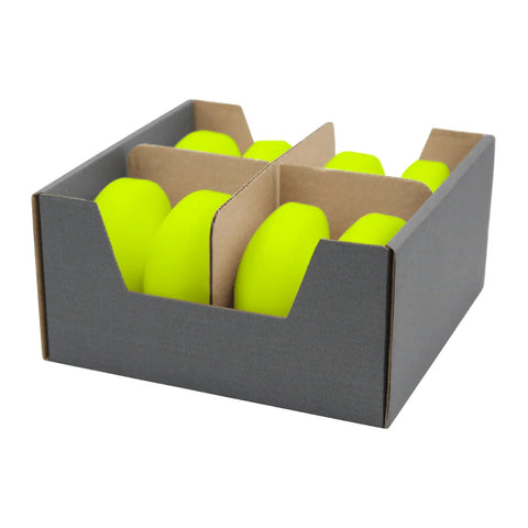 Schwimmkerzen groß, Limone, 80/40 mm, WENZEL, Brenndauer ca. 8h, 8 Stück - luterne.shop