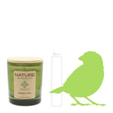 NATURE HEALTH, Duftkerze im Glas, Green Tea, 100% NATURAL WAX, 85/70 mm, Brenndauer ca. 25h - luterne.shop