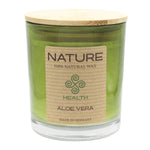 NATURE Duftkerze im Glas, Aloe Vera, WENZEL, 85/70 mm, Brenndauer ca. 28h