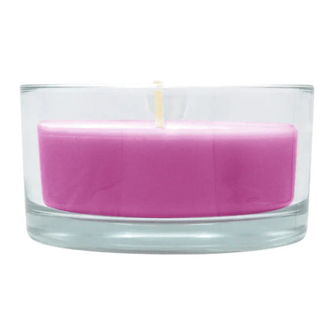 Glasschale Outdoor mit Dochtkerze, Outdoor Kerze, Erika, WENZEL, 150/80 mm, Brenndauer ca. 20h - luterne.shop