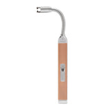 ZIPPO, wiederaufladbares Stabfeuerzeug mit flexiblem Hals, Rosé-Gold, Lichtbogenflamme, inkl. USB-Ladekabel - luterne.shop
