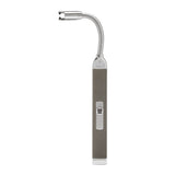 ZIPPO, wiederaufladbares Stabfeuerzeug mit flexiblem Hals, Pebble, Lichtbogenflamme, inkl. USB-Ladekabel - luterne.shop