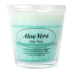 Stearin Duftkerze im Glas Aloe Vera, 80/78 mm, KERZENFARM HAHN, Brenndauer 24h