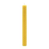 Waben-Stabkerze, 100% reines Bienenwachs, KERZENFARM HAHN, 200/20 mm, Brenndauer ca. 4h, 10 Stück - luterne.shop