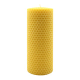 Waben-Stumpenkerze, 100% reines Bienenwachs, KERZENFARM HAHN, 150/58 mm, Brenndauer ca. 33h - luterne.shop
