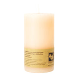 Stumpenkerze aus Paraffin, Creme, 50/90 mm, KERZENFARM HAHN, Brenndauer ca. 29h - luterne.shop