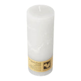 Stumpenkerze aus Paraffin, Elfenbein, Country, 70/190 mm, KERZENFARM HAHN, Brenndauer ca. 72h - luterne.shop