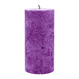 Stumpenkerze aus Stearin, Violett, 64/135 mm, 100% pflanzlicher Wachs, KERZENFARM HAHN, Brenndauer ca. 41h - luterne.shop