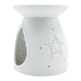 Duftlampe/ Duftstövchen aus Porzellan, Stern, KERZENFARM HAHN, H105 x Ø90 mm - luterne.shop