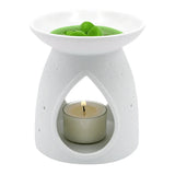 Duftlampe/ Duftstövchen aus Porzellan, Stern, KERZENFARM HAHN, H105 x Ø90 mm - luterne.shop