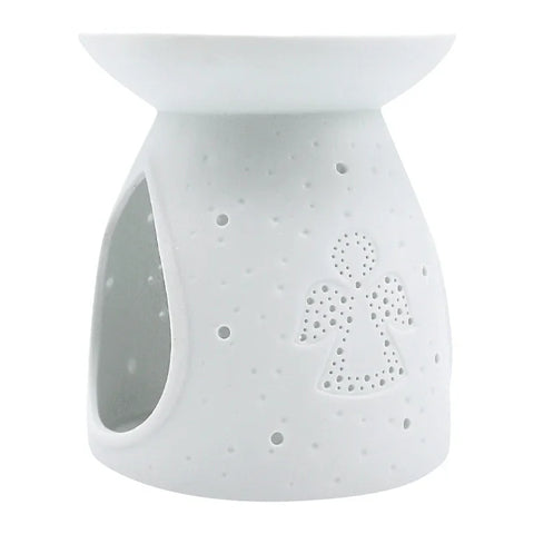 Duftlampe/ Duftstövchen aus Porzellan, Engel, KERZENFARM HAHN, H105 x Ø90 mm - luterne.shop