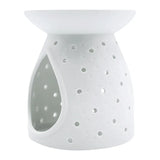 Duftlampe/ Duftstövchen aus Porzellan, Sternenhimmel, KERZENFARM HAHN, H105 x Ø90 mm - luterne.shop