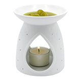 Duftlampe/ Duftstövchen aus Porzellan, Sternenhimmel, KERZENFARM HAHN, H105 x Ø90 mm - luterne.shop