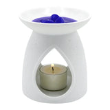 Duftlampe/ Duftstövchen aus Porzellan, Schneeflocke, KERZENFARM HAHN, H105 x Ø90 mm - luterne.shop