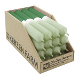 DIP DYE Stabkerzen Salbei-Pinie, 180/22 mm, KERZENFARM HAHN, 7h, 16 St.