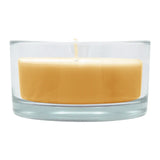 Glasschale Outdoor mit Dochtkerze, Outdoor Kerze, Safran, WENZEL, 150/80 mm, Brenndauer ca. 20h - luterne.shop