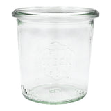 Glas für Teelichter ohne Aluminiumhülle, BIOKEMA, wiederverwendbar, H70 x Ø50/55 mm, 12 Stück pro Verpackung - luterne.shop