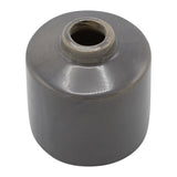 Kerzenhalter aus Keramik für Stabkerzen mit Ø22 mm, Grau, H80/Ø78 mm, Ib Laursen - luterne.shop
