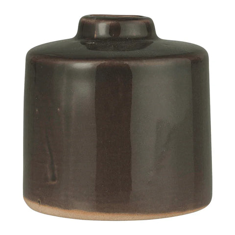 Kerzenhalter aus Keramik für Stabkerzen mit Ø22 mm, Soil, H80/Ø78 mm, Ib Laursen - luterne.shop
