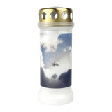 BOLSIUS-Motivkerze "Himmel", 67/173 mm, Brenndauer ca. 60h, Lieferumfang 3 Stück, Grabkerzen - luterne.shop
