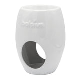 Duftlampe Ellipse aus Keramik, weiß, BOLSIUS, 94/123 mm, für Teelichter - luterne.shop