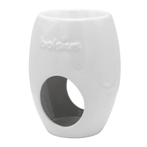 Duftlampe Ellipse aus Keramik, weiß, BOLSIUS, 94/123 mm, für Teelichter - luterne.shop