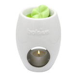 Duftlampe Ellipse aus Keramik, weiß, BOLSIUS, 94/123 mm, für Teelichter - luterne.shop