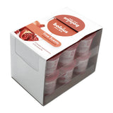 TRUE SCENTS, Duftvotivkerze, Pomegranate, Granatapfel, BOLSIUS, 53/45 mm, Brenndauer ca. 15h, 12 Stück pro Verpackung - luterne.shop