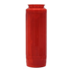 AETERNA-Öllicht, 100% reines Pflanzenöl, Rot, Nr. 10, Brenndauer 9 Tage, 190/65 mm, Karton mit 20 Stück