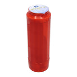 AETERNA-Öllicht, 100% reines Pflanzenöl, Rot, Nr. 10, Brenndauer 9 Tage, 190/65 mm, Karton mit 20 Stück - luterne.shop