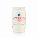 AETERNA-Öllicht, 100% reines Pflanzenöl, Weiß, Nr. 2, Brenndauer 3 Tage, 98/58 mm, Karton mit 20 Stück - luterne.shop