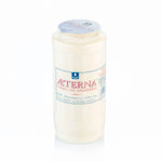 AETERNA-Öllicht, 100% reines Pflanzenöl, Weiß, Nr. 8, Brenndauer 7 Tage, 151/68 mm, Karton mit 20 Stück