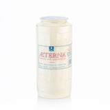 AETERNA-Öllicht, 100% reines Pflanzenöl, Weiß, Nr. 8, Brenndauer 7 Tage, 151/68 mm, Karton mit 20 Stück - luterne.shop