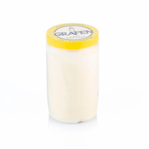 GRAFEN-Premiumöllicht, 100% reines Pflanzenöl, Weiß, Nr. 602, Brenndauer ca. 3 Tage, 98/58 mm, Karton mit 20 Stück - luterne.shop
