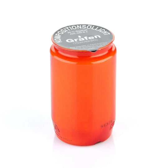 GRAFEN-Kompoöllicht Nr. 33, Rot, 30% Ölgehalt, Brenndauer 3 Tage, 95/58 mm, 20 St.